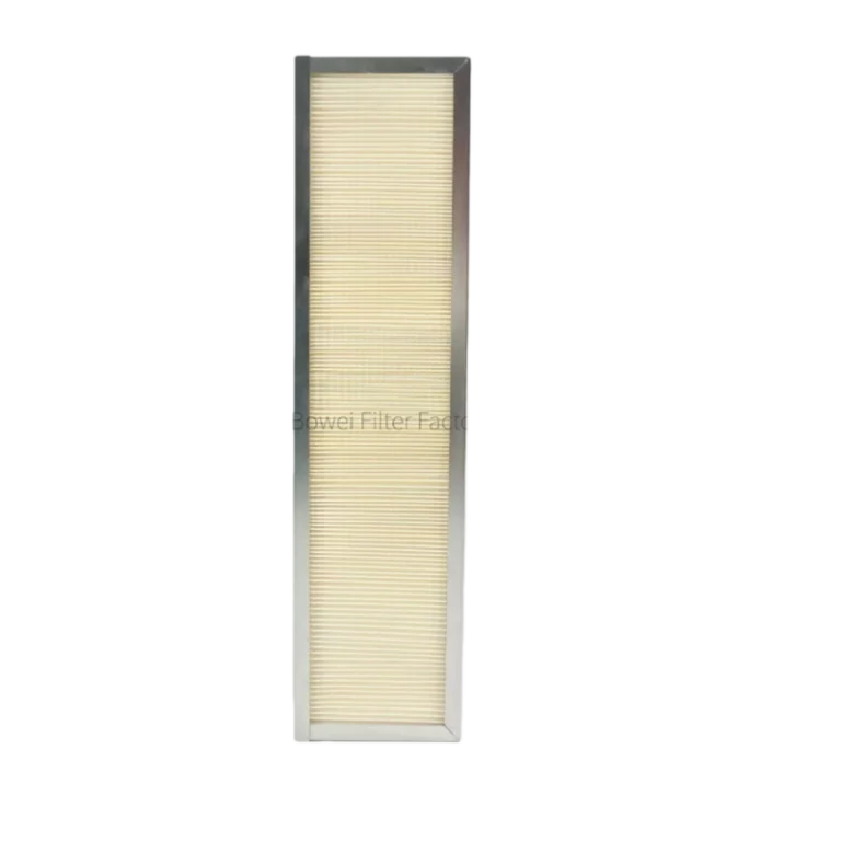 Side view of 84376814 rectangular air filter showing overall thickness