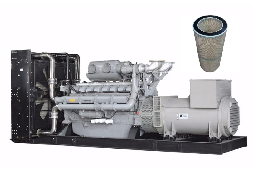 Perkins 4000 series air filters SE551/4 and SEV551A/4 for 4006, 4008 and 4016TAG diesel generators