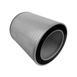 SE551/4 air filter side view with reinforced mesh and pleated media for Perkins generators