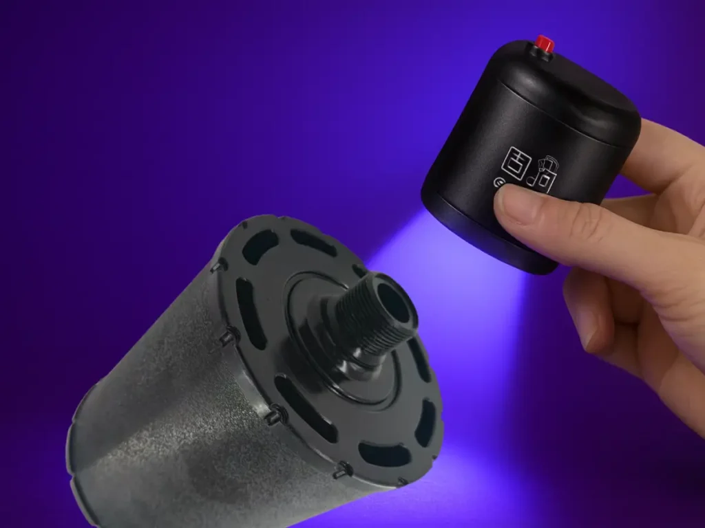 UV light sealing test on Donaldson P923075 air filter