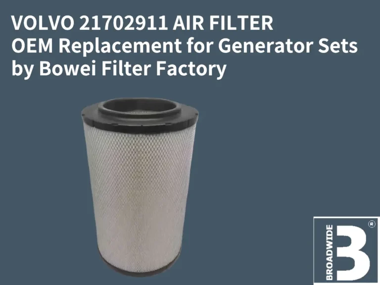 Volvo 21702911 air filter replacement for diesel generator