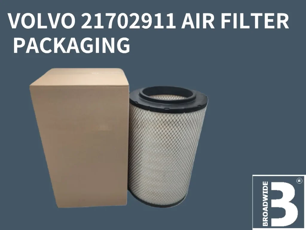 Volvo 21702911 air filter in Bowei factory packaging