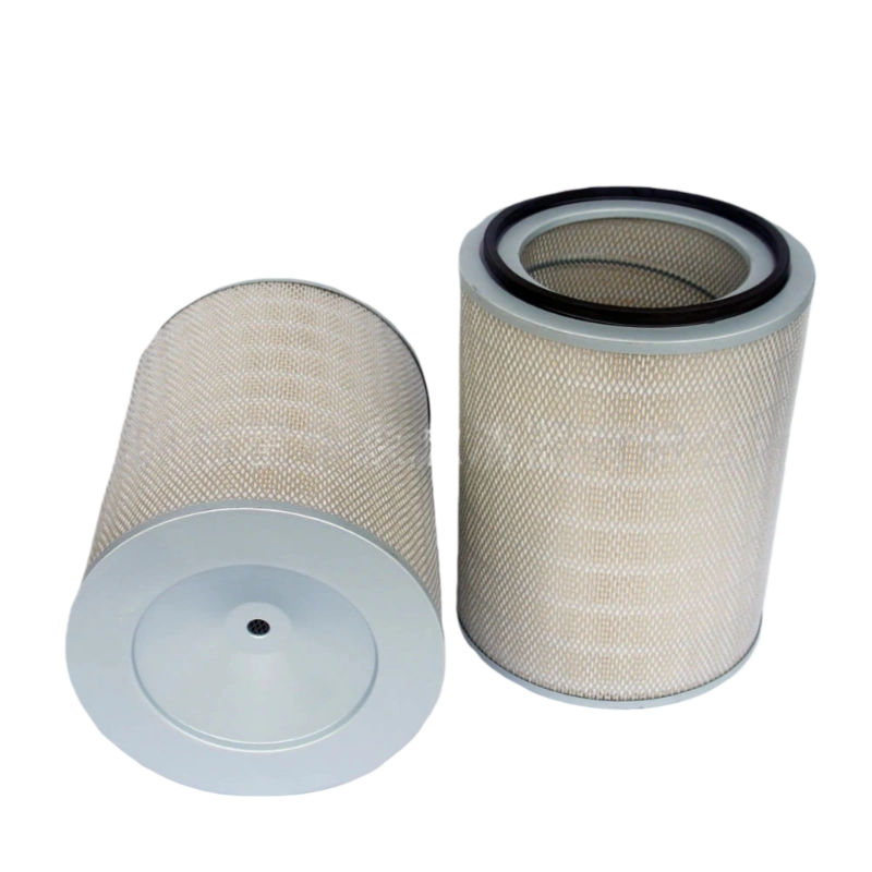 CV9685 air filter metal endcap front view