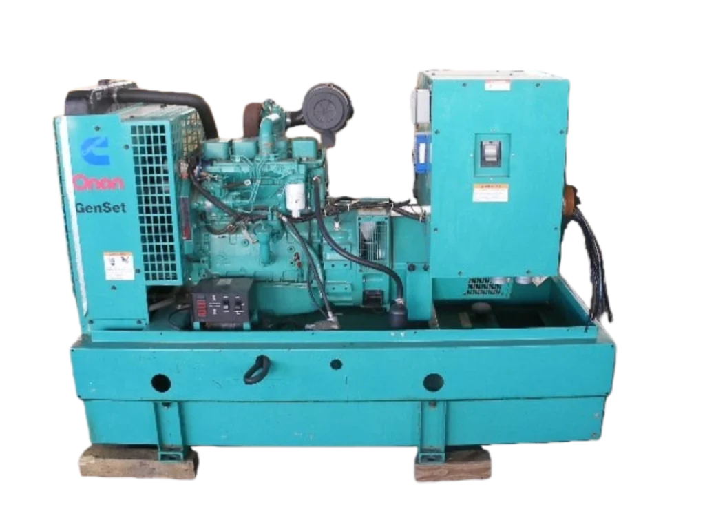 K1524 air filter installed inside the external housing on a Cummins Onan generator