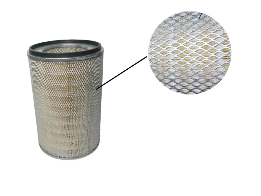 P117781 air filter with reinforced metal mesh detail by Bowei