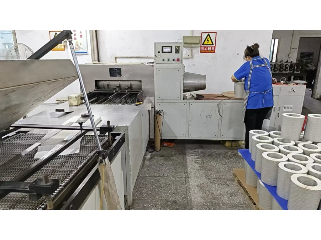 Bowei factory air filter production line for SEV551A/4 long filters