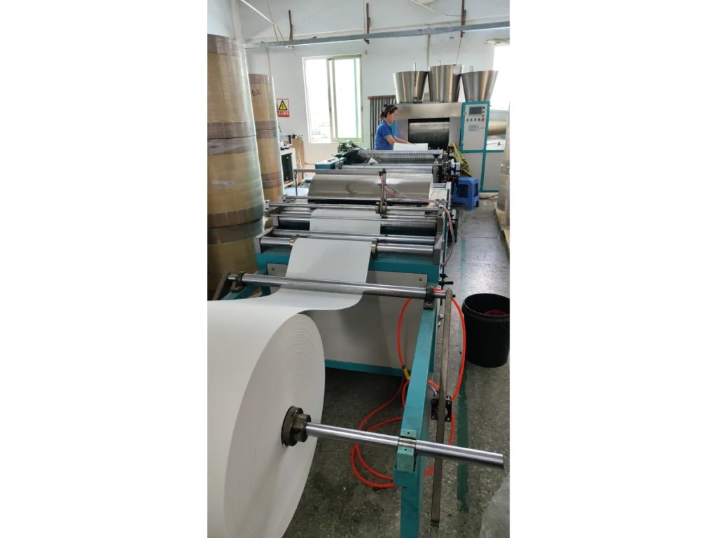 Bowei Filter Factory workshop producing HV filter paper for Cummins generator air filters