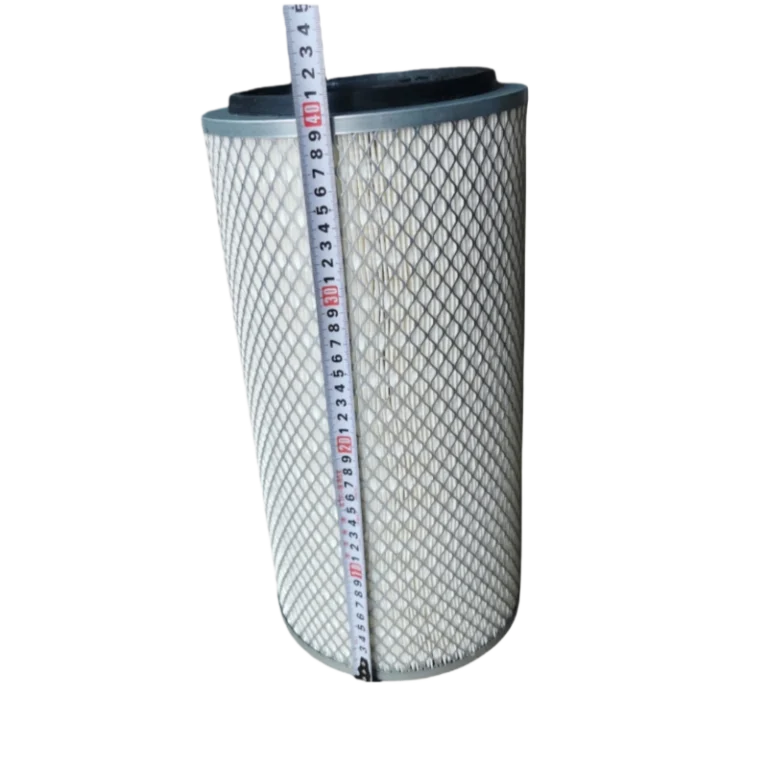 K2140 Air Filter Equivalent to KW2140 for Cummins 6BTA5.9-M | Bowei Filter Factory 3 K2140 air filter height measurement