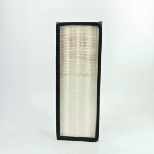 Front view of 1748145 cabin air filter with fine filtration media