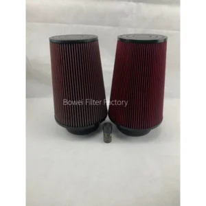 RU5135 High-Flow Cone Air Filter 70mm Flange – Oiled Cotton Gauze | Bowei Factory 8 251-7222 air filter with air restriction service indicator