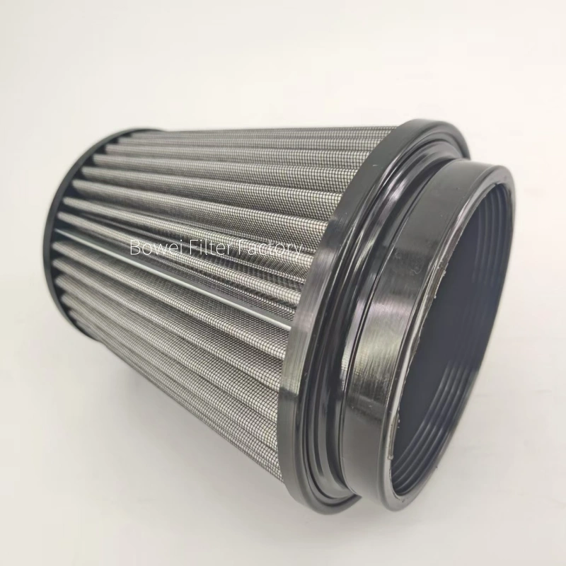 545120D atv cone air filter angle front