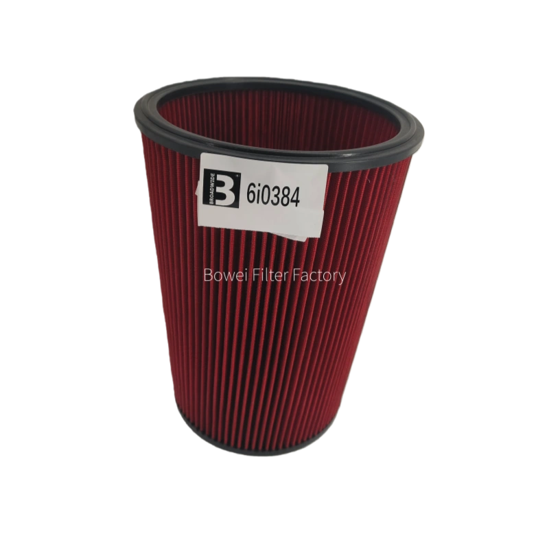 Vertical standing view of Bowei 6I0384 air filter