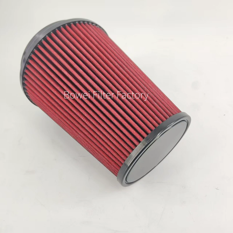 high flow air filter 70mm flange bowei angle bottom