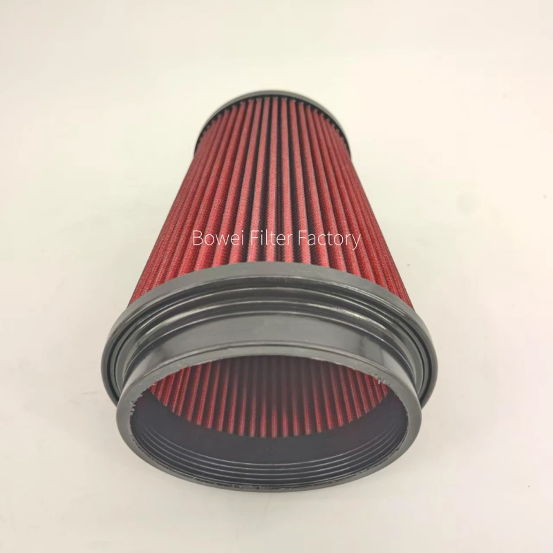 high flow air filter 70mm flange bowei angle side
