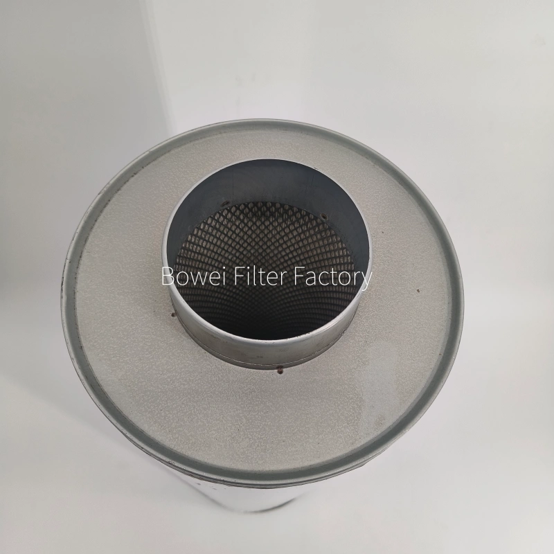 volvo 3826215 air filter bottom outlet