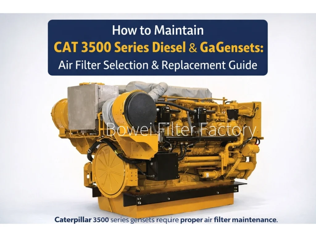 Diesel generator air intake system for continuous power generation applications