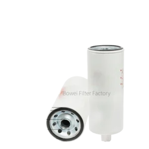 FS1040 diesel fuel filter side view with threaded connection