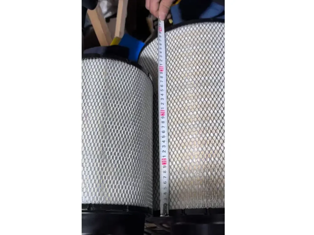 how to measure air filter height