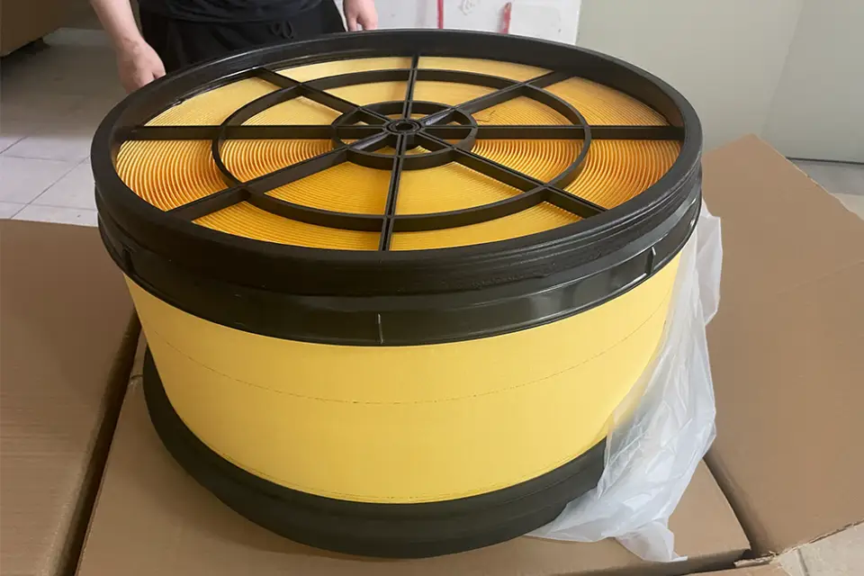 heavy duty diesel generator air filter used in industrial environment