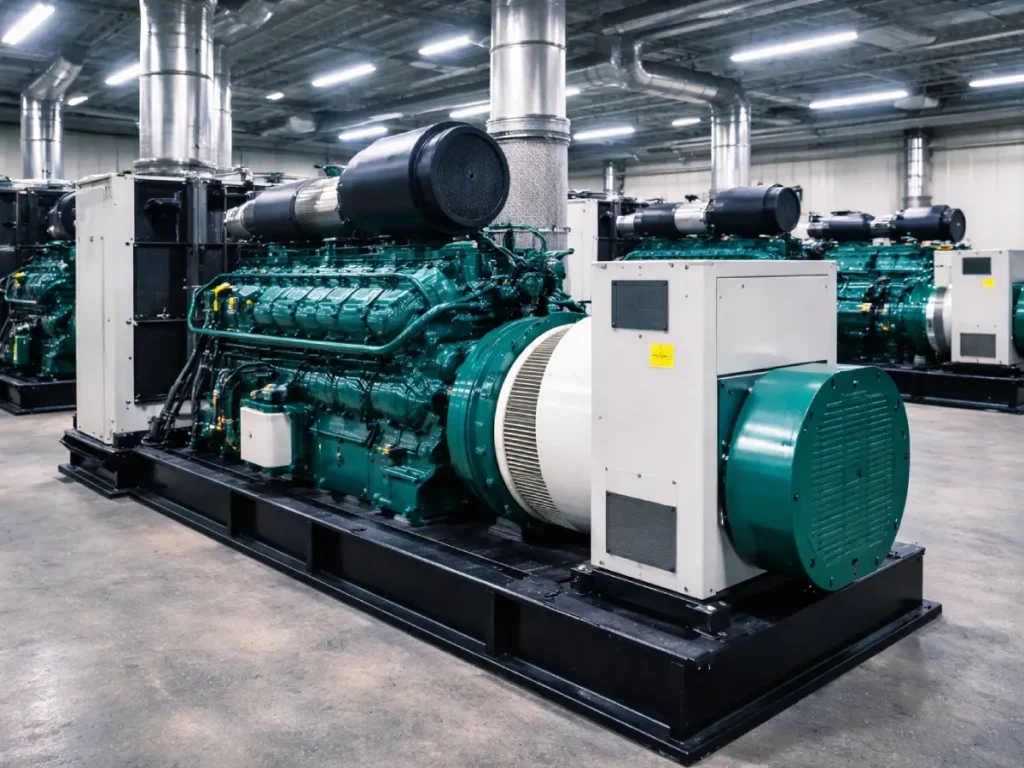 air filter application in diesel generator set for industrial power systems