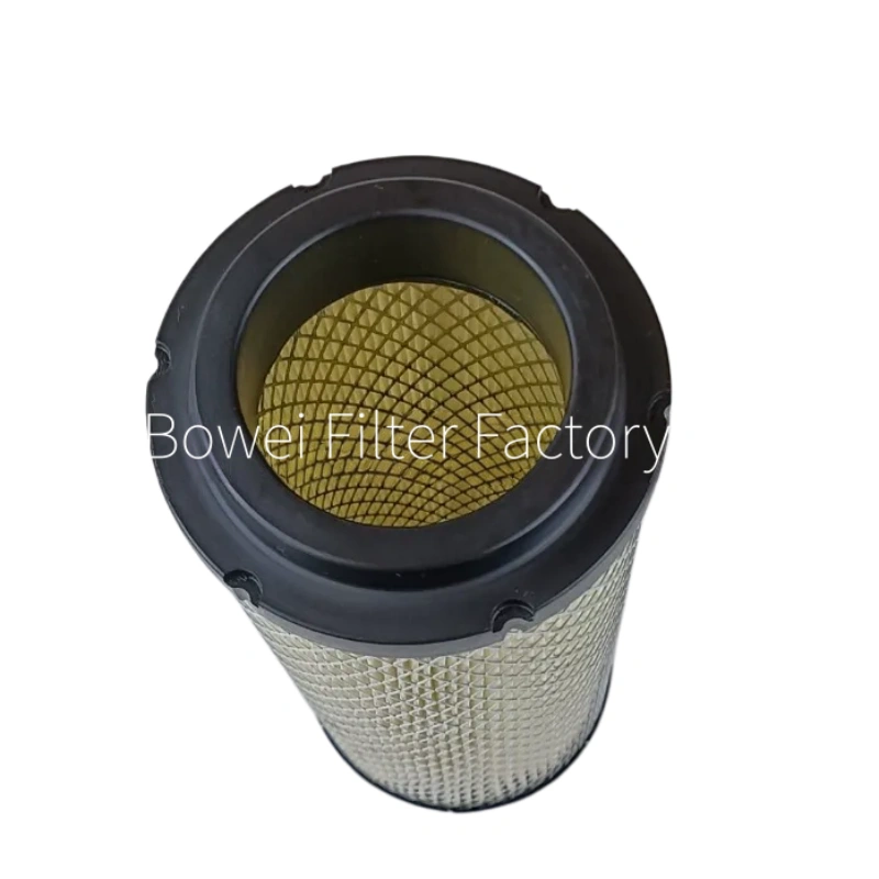 heavy duty excavator air filter structure