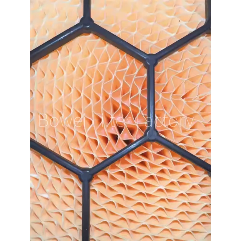 honeycomb excavator air filter media detail